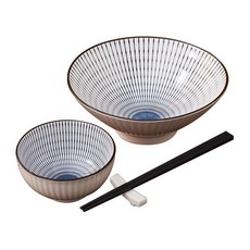 好料理 丼碗組 拉麵碗x1 飯碗x1 筷x1 YA023002, 1個, 丼碗組(拉麵碗x1 飯碗x1 筷x1)