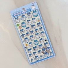 치이카와 3D 입체 스티커 먼작귀 다꾸 폰꾸미기, 1개, 하지와레