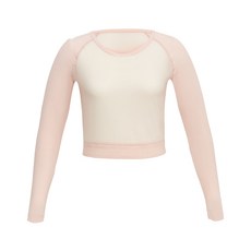 루이까스텔 여성 CROP MESH 티셔츠_3LCTS386P