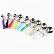 제우스 스텐 아이스크림 샷다/아이스크림스쿱/스푼, 40호_퍼플 40mm, 1개