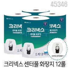 유한킴벌리 45346 크리넥스 센터풀 티슈 1000매 (1박스), 230mm, 3개입, 4개