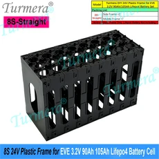 2025 신형 12V 배터리 프레임 (CATL EVE 280Ah 105Ah 리튬인산철(LiFePO4) 셀용) 난연 ABS PC 플라스틱 홀, 10 105A-8S-S