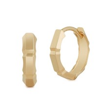 마테오 14K 옐로 골드 허기 이어링