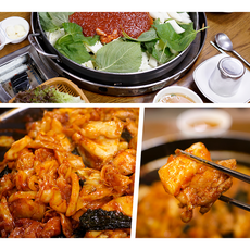 서울3대 철판 닭갈비 [매장직배송] 용산 오근내 닭갈비 2인분 (오리지널), 1세트, 1.7kg