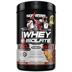Six Star Nutrition 菁英系列乳清蛋白Plus Decadent巧克力, 699g, 1個