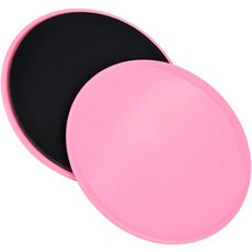 코어 안정화 전신 운동 요가 댄스를 위한 슬라이딩 디스크를 페조이 2PCS 디스크 피트니스 장비, Pink