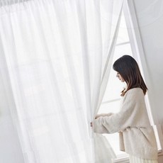 창문 가리개 블라인드 주름 시트 무타공 접착 가정용 방