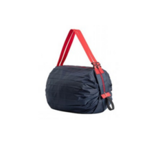 NOV- 접이식 장바구니 폴딩 크로스백 시장 바구니 여행 가방 숄더백, 네이비, 1개