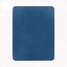 DEVIA iPad Air 7/6/5 11吋 旋轉式 麂皮皮革保護套 藍色, 1個, DEVIA iPad Air 7/6/5共用款11吋旋轉式麂皮皮革保護套-藍色