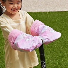 산리오 아동용 킥보드 자전거 장갑 핸드워머 핸들바 방한 커버 방한장갑 유아 어린이 키즈, 1개, 핑크(마이멜로디)