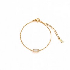 鈦鋼生日石鋯石項鍊 - 12月份誕生石項飾 高保色女士項鏈, 10月手鍊, 1個