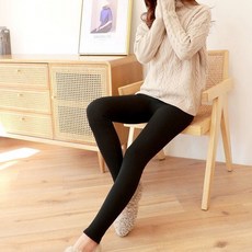 여성 겨울 하이웨스트 보정 레깅스 팬츠 - 기모 쫀쫀 스판 힙업