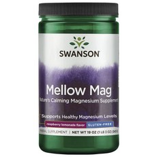 Swanson 斯旺森 Mellow鎂覆盆子檸檬水 無麩質, 543g, 1個