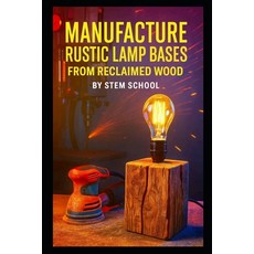 (英文圖書)Manufacture Rustic Lamp Bases from Reclaimed Wood: DIY Lamp Stands for Farmhouse... 平裝版, Independently Published, English