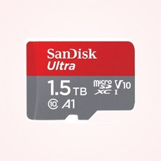 샌디스크코리아 공식인증정품 마이크로 SD 카드 SDXC ULTRA 울트라 QUAC 1.5TB, 1개