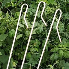 염소 잡기 농자 다리 잡는 갈고리 염소갈고리 도구 돼지 쿠사리, 1개, 14. 1.3m 8mm 스텐 손잡이