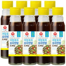오뚜기 LIGHT JOY 저칼로리 오리엔탈 드레싱, 215g, 8개
