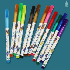 꿈꾸는비 사인펜 12색 칼라싸인펜