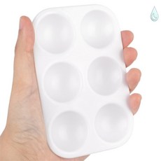 꿈꾸는비 6구 미니 미술 물감 팔레트 수업도구