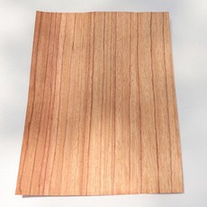 嗨美好食光 0.5mm厚 乒乓板底板木皮 阿尤斯koto黑胡桃等, 1個, 0.5mm紅玫瑰