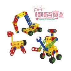 晴晴百寶盒 建築拼塔 WISDOM 建構式益智遊戲 環保無毒積木 台灣品牌, 1個