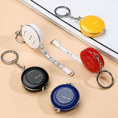 自動伸縮捲尺量三圍量尺迷你小型尺子量體尺腰圍胸圍尺量衣尺米尺, 1個, 黃色:如圖