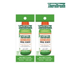 테라브레스 휴대용 가글 마일드 민트 가글 12ml 6입 x2개, 2개