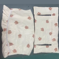 아기 식사 의자 쿠션 가을 겨울 외출용 휴대용 미끄럼 방지 통합 쿠션 아기 식사 성장 의자 액세서리, A