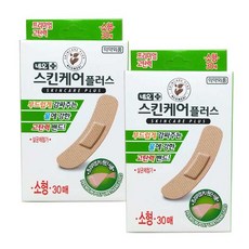 네오 스킨케어플러스 소형 30매 고탄력 상처밴드, 2박스