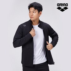 아레나 아레나스포츠 유니 베이직 스몰로고 트레이닝 자켓 S3FC1SJ41BLK
