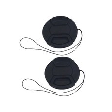 Standard Camera Lens Hat Middle Squeeze Ending compatible with Various Measurements, 58mm, 4NB508092_YHX, 2개