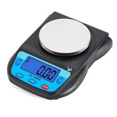 본보이신 디지털 랩 스케일 600g x 0.01g 정밀 전자 LCD 디스플레이 분석 밸런스 주얼리 과학 정확도, Black