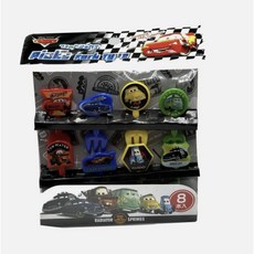 디즈니 카 애니메이션 자동차 중장비 구급차 경찰차 도시락 꾸미기 데코픽 포크픽 런치픽 산리오 도시락픽 코스프레픽 디저트포크, 1개