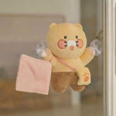 카카오프렌즈 쓱삭쓱삭 윈도우 데코인형 춘식이, NONE