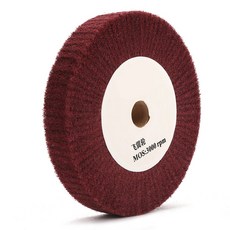 100/125/150/200/250/300mm 부직포 휠 나일론 플랩 브러시 휠 금속 청소 녹 제거 연삭 S ive 도구, 01 25mm Thick_03 200mm, 01 25mm Thick_03 200mm