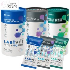 종근당 유산균 라비벳 장&구강 피부 관절 강아지고양이 반려동물 영양제, 장&구강 30포 + 증정, 1개