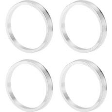 자동차 휠 허브 중심 링 OD 71.6mm ID 63.6mm 축 충격 흡수 알루미늄 합금 실버 톤 내구성, 14_OD 72.1mm to ID