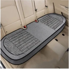 자동차 시트 쿠션 보호대 사계절 범용 앞 모양 인테리어 액세서리 커버, [23] Gray 1 Pcs