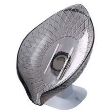 [라이프앤비] 투명 불투명 비누받침대 비누거치대 비누곽, 투명 그레이 2개