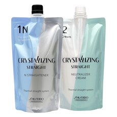 시세이도 크리스탈라이징 스트레이트 1제N(손상)+2제(크림), 1개, 400ml