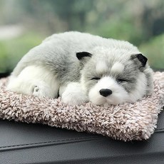 포커스 차량용제습제 탈취제 리얼펫 강아지 탈취인형 차량용 활성탄 공기정화, 1개, 1리얼펫미니-찰스