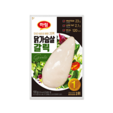 하림 닭가슴살 갈릭, 100g, 12개