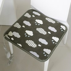 한일전기 극세사 전기방석, 구르미그레이, 1인용(45 x 45 cm)