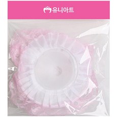 와이지통상 유니아트 플라스틱재료 2000 부케받침 분홍 대 학습만들기재료, 본품