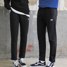 HERRINGBONE 中性款logo棉質運動褲 TE500