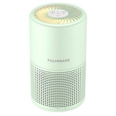 FULMINARE 가정용 침실용 청정기 공기 트루 헤파 청정기 H13 속도 3가지, Gr n, 2 Pa