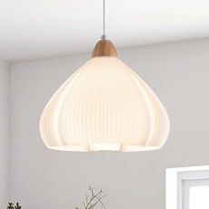 joxy 1등 식탁등 꽃봉오리 펜던트 조명 W921-1B, 흰색