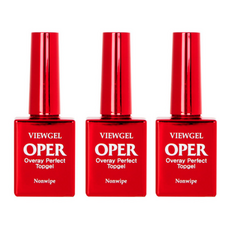 뷰젤 오빠 탑젤, 투명, 10ml, 3개