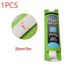수용성 PVA 낚시 메쉬 가방 25mm 수용성 리필 리그 미끼 랩 백 말라 잉어 피더 트랩 루어 메쉬 낚시 액세서리, 3) 3