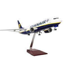 라이언에어 B737-800 비행기 항공기 여객기 모형 다이캐스트, 표준 버전 라이언 737-800